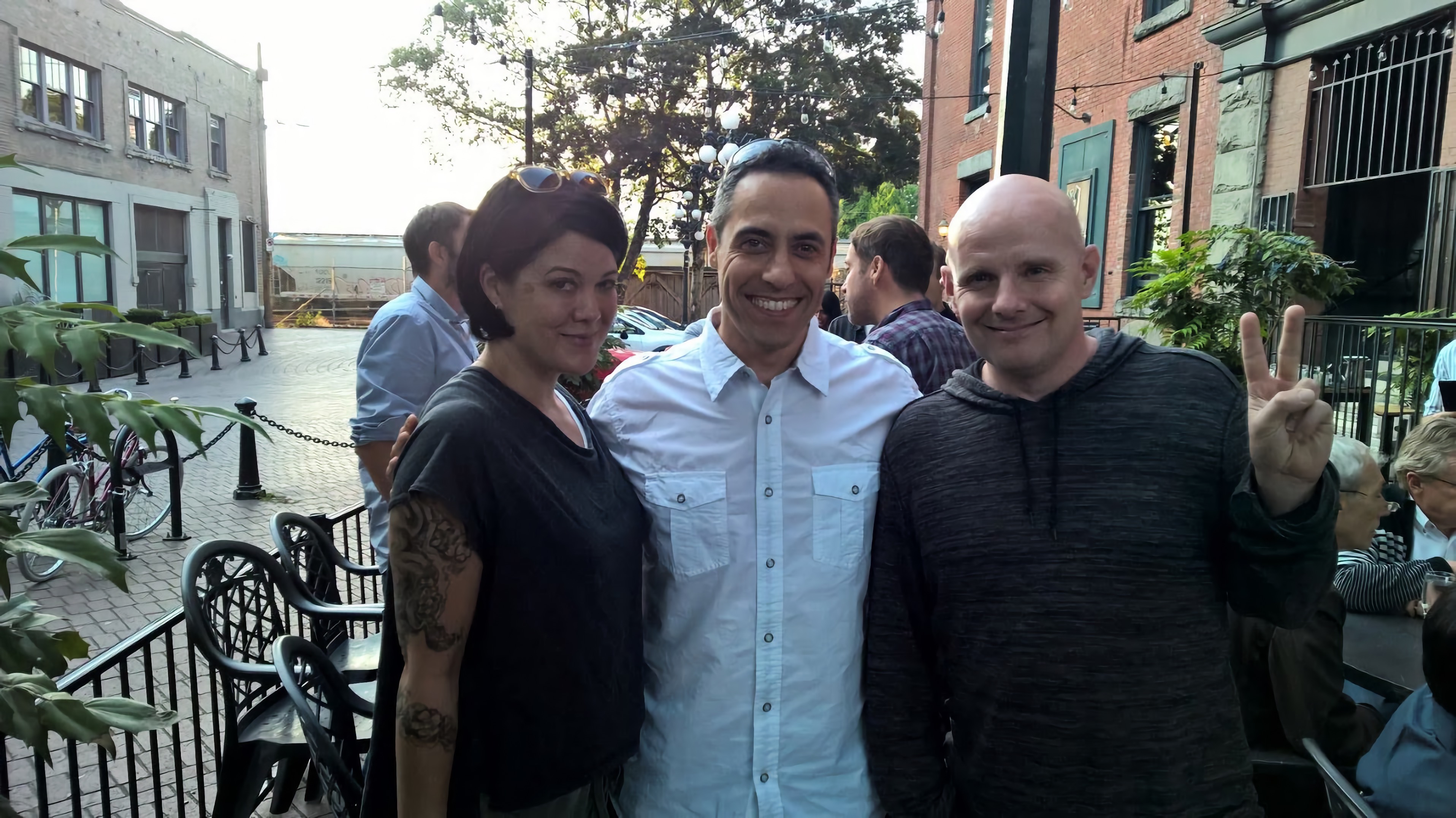 Kiki Wolfkill, Tom Salta and Frank O’Connor during Halo The Fall of Reach
